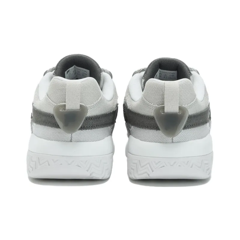 FILA Barricade Basketball Shoes 'Grey White' Women's-3