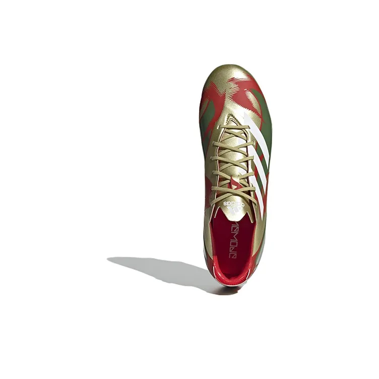 Adidas Gamemode Fg Gold Metallic Cloud White Tribe Green-4