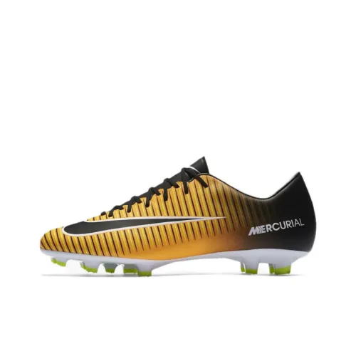 Nike Mercurial Victory Soccer Shoes Men Low-Top Black/Yellow