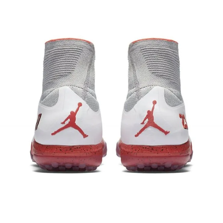 Nike Air Jordan X Neymar Jr. HyperVenom X Proximo Tf 'White Red'-3