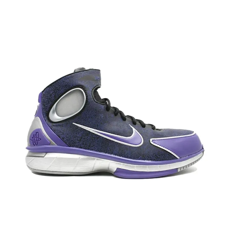 Nike Air Zoom Huarache 2K4 Kb Laser Black Silver Purple-2