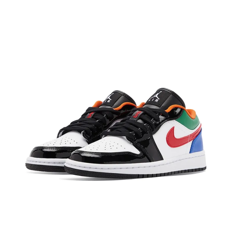 Jordan 1 Low Multi Color Black Toe Women's-2