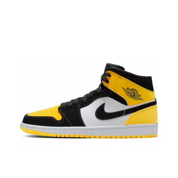 Jordan 1 Mid 'Yellow Toe Black'