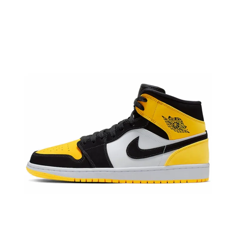 Jordan 1 Mid 'Yellow Toe Black'-0