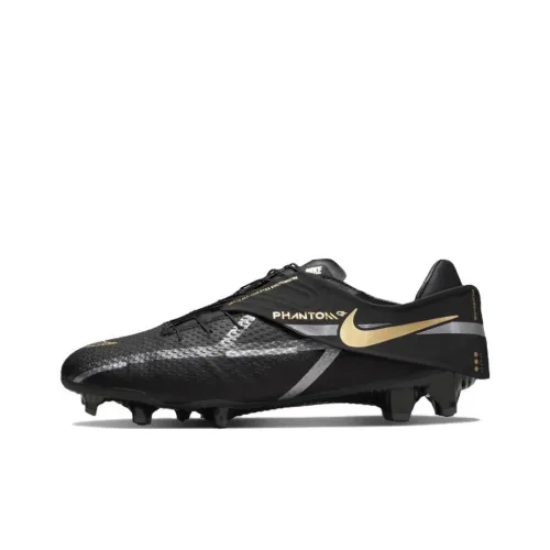 Nike Phantom GT Soccer Shoes Men Low-Top Black/Gold