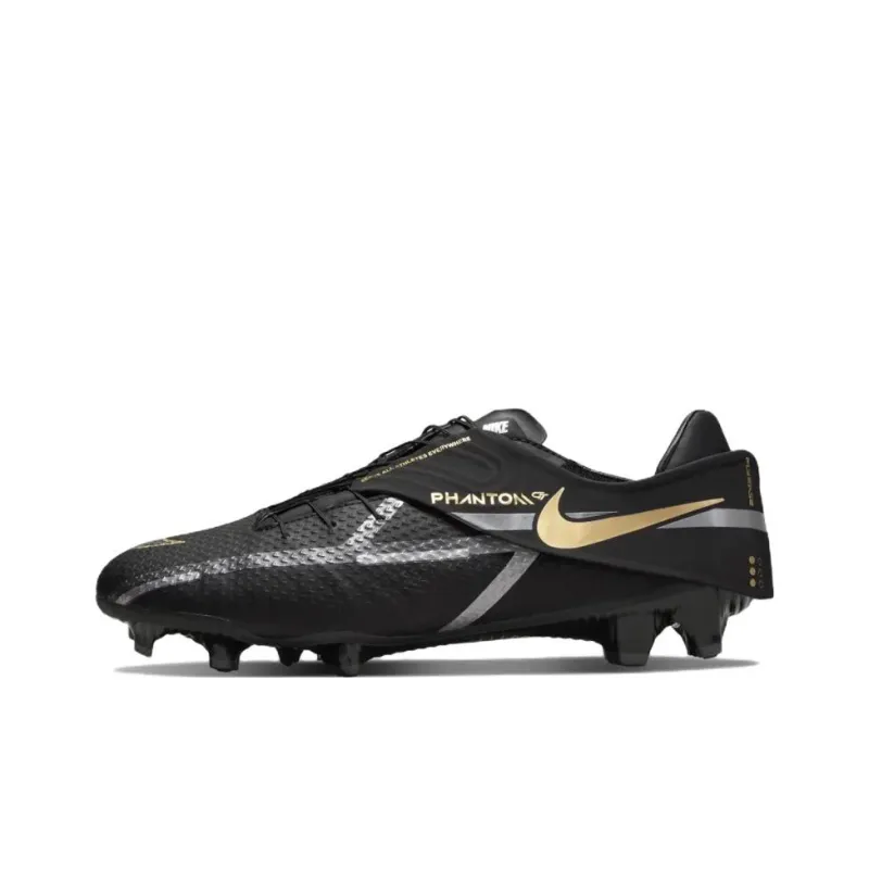 Nike Phantom GT2 Academy FlyEase Mg 'Black Metallic Gold'-0