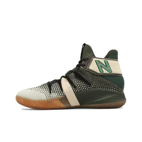 New Balance NB OMN1S Vintage Basketball Shoes Women's High-Top Green Off White