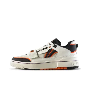LiNing Rookie Chang'an Youth Low Top Vintage Basketball Shoes Men's Neon Flame Orange