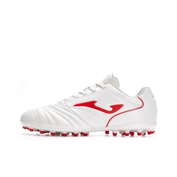 Joma Aguila MG Rubber Short Studs Artificial Ground Abrasion Resistant Coverage Soccer Shoes Men's White Red