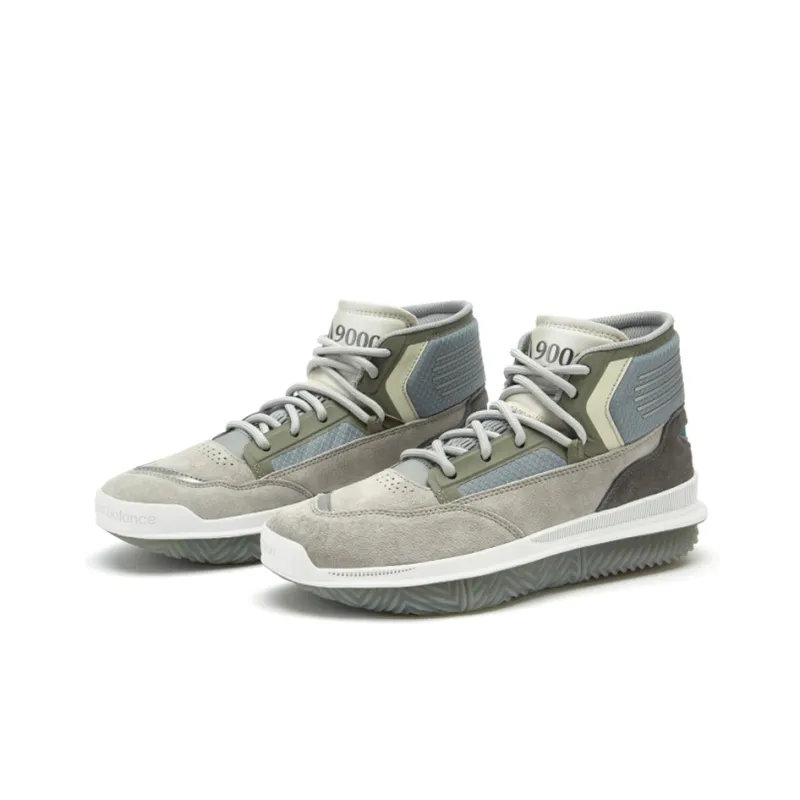 New Balance Unisex 9000 Series Grey 'Gray Green White'-1
