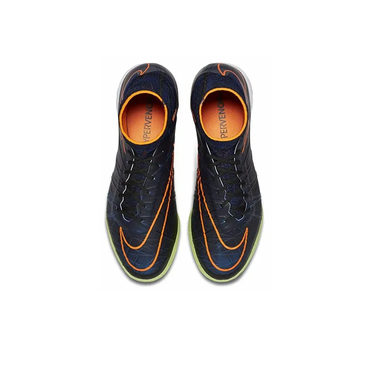 Nike Jr Hypervenomx Proximo Tf Black Black Total Orange Racer Blue Women's-3
