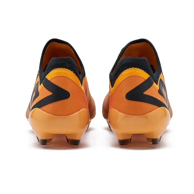 Umbro FG Rubber Long Studs Natural Ground Slip Resistant Support Impact Resistant Soccer Shoes Men's Saffron-3