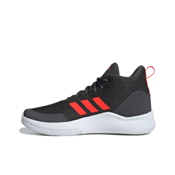 Adidas Neo Speedend2end Breathable Low Top Vintage Basketball Shoes Men's Gray Red