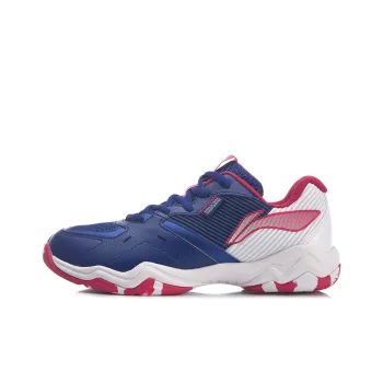 LINING Sound Waves Badminton Shoes Women's Low Top Blue/Red/White