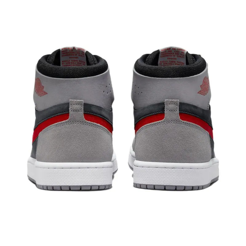 Air Jordan 1 High Zoom Air Cmft 2 'Black Fire Red Cement'-4