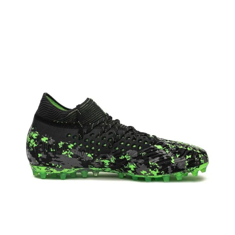 Puma Future 19.1 Netfit FG AG Jr 'Black Green Gecko'-1
