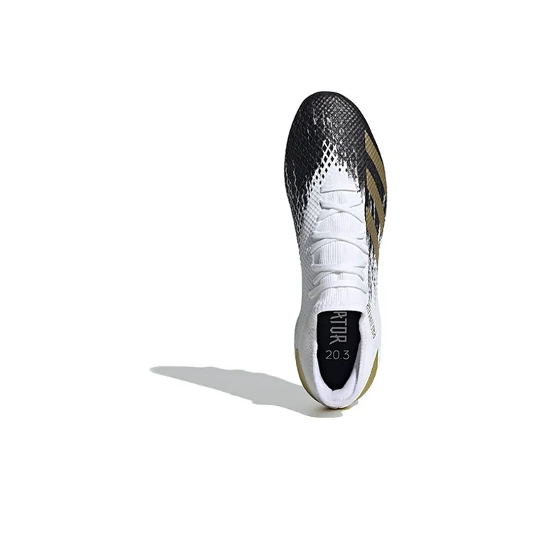 Adidas Predator 20.3 Low Mg 'White Black Gold'-4