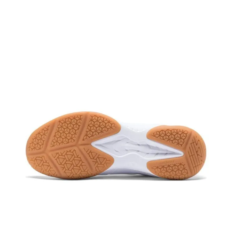 LiNing CS6 Anti Slip And Wear Resistant Breathable Low Top Badminton Shoes Unisex White-3