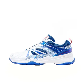 Kawasaki Badminton Shoes Unisex Low Top White Blue