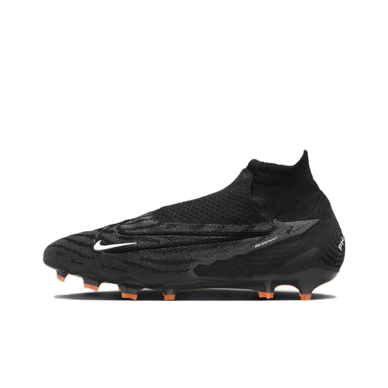Nike Gripknit Phantom Gx Elite Dynamic Fit Fg Black Dark Smoke Grey Total Orange-0