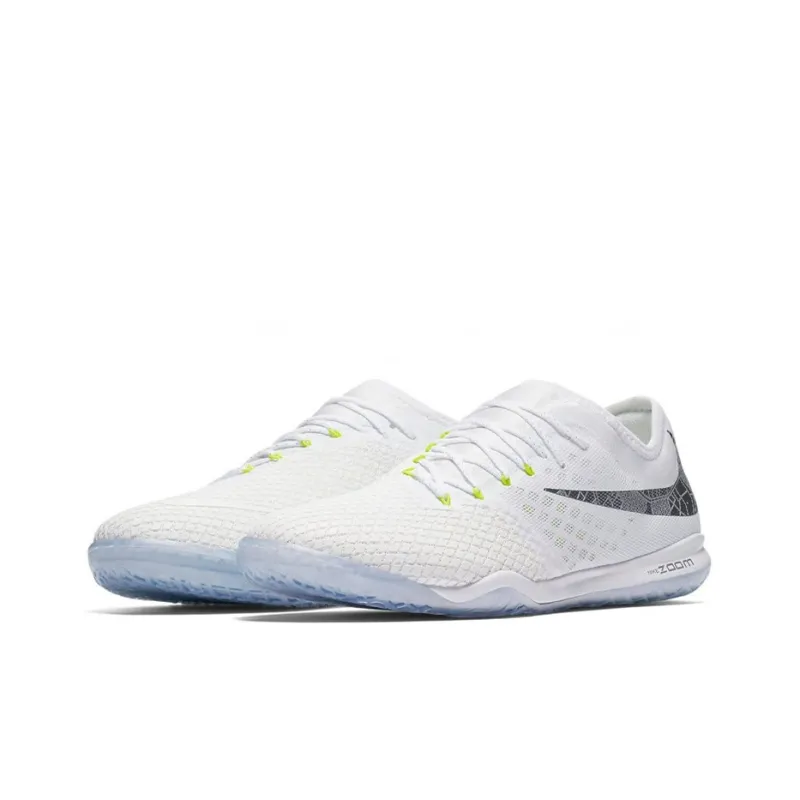 Nike Zoom HypervenomX 3 Pro IC Soccer Shoes Men Low-Top White-2