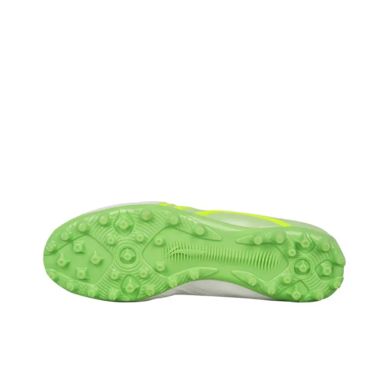 LiNing MG Cushioning Anti-Slip And Wear-Resistant Soccer Shoes Men's Green White-3