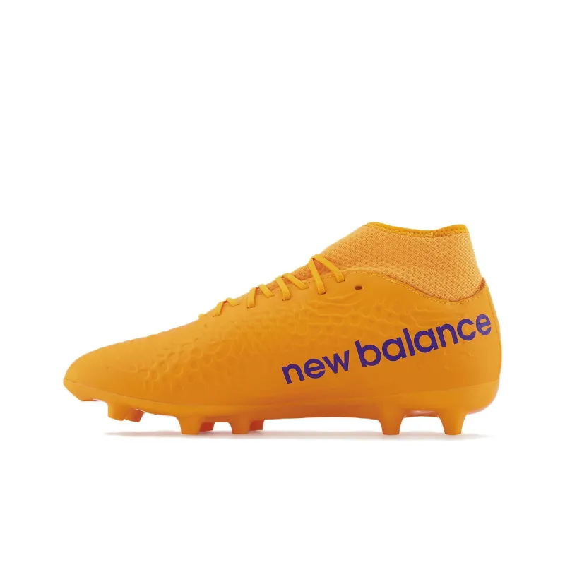 New Balance FG Rubber Long Studs Natural Ground Non slip Lightweight Soccer Shoes Orange-2