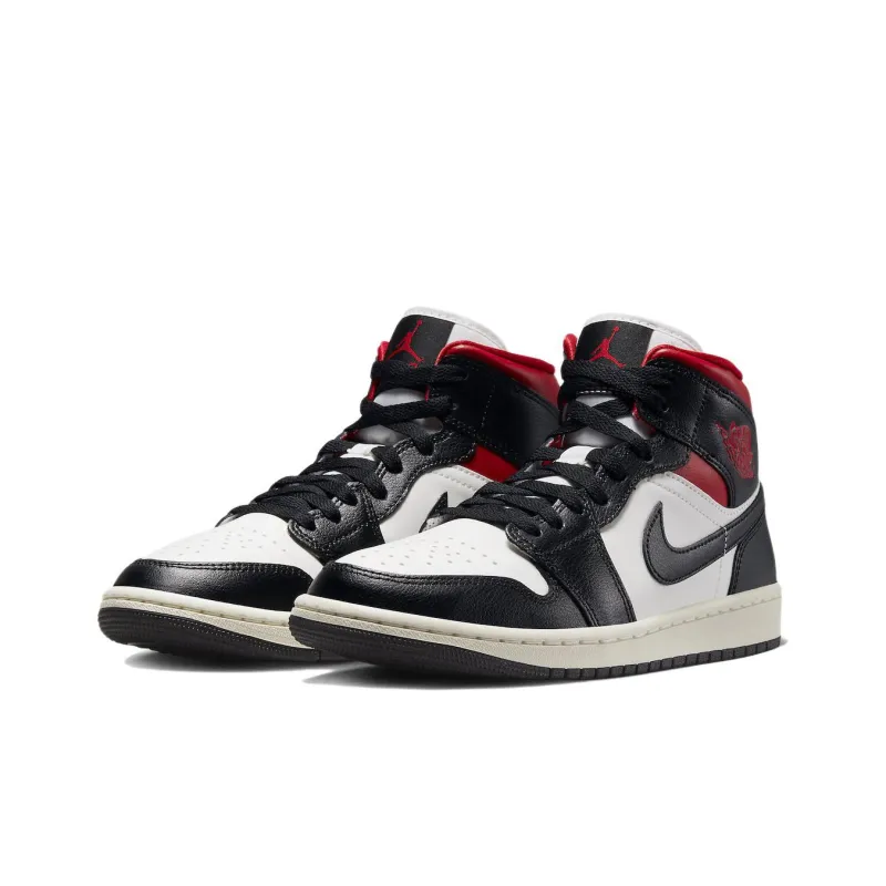 Jordan 1 Mid Gym Red Panda Women's-2