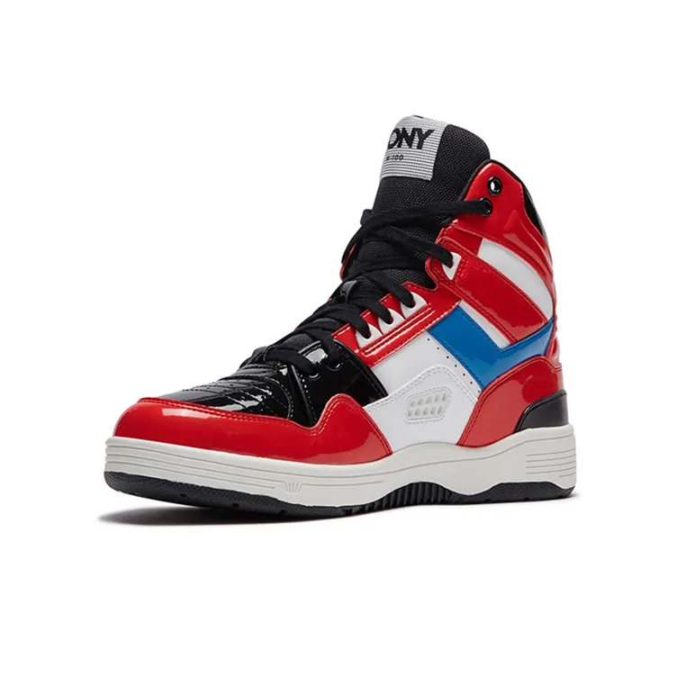 Pony M100 High White/Red-1