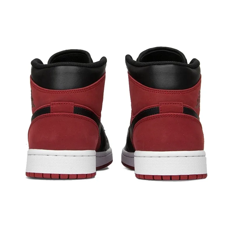 Jordan 1 Mid Gym Red Black-4