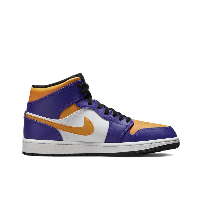 Air Jordan 1 Mid 'Lakers Purple'-1