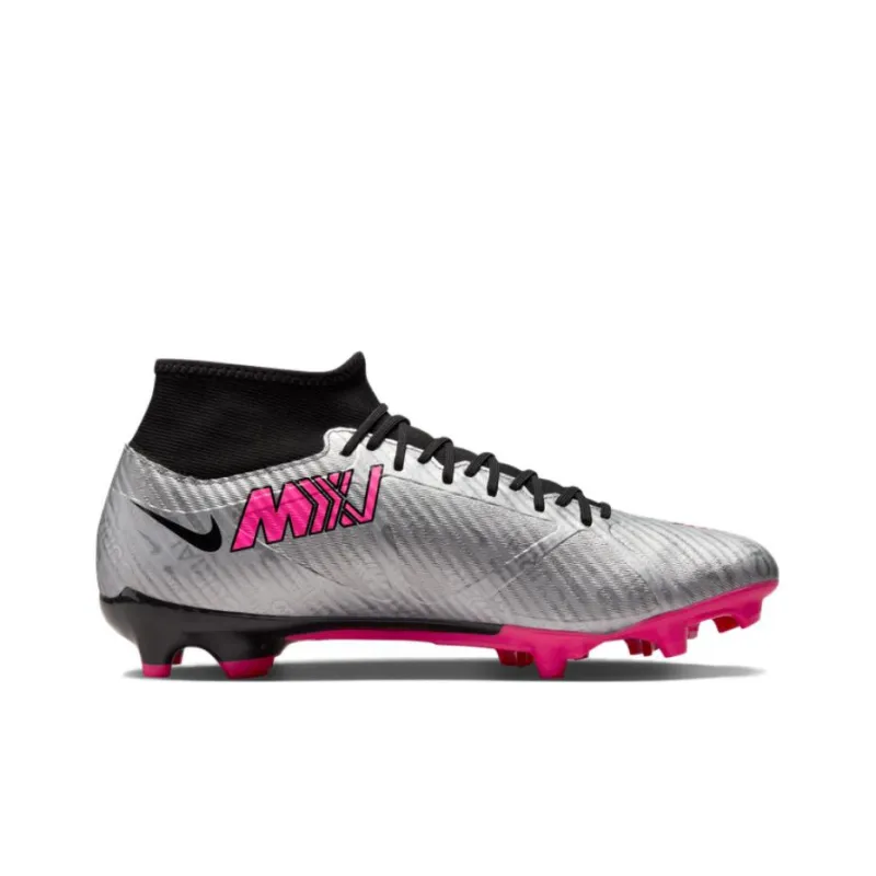 Nike Mercurial Superfly 9 Acad 25 FG/MG 'Metallic Silver Hyper Pink'-1