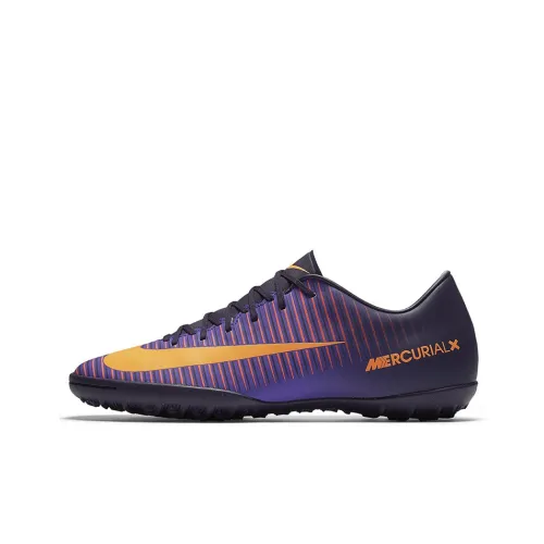 Nike Soccer Shoes Men Low-Top Purple/Yellow