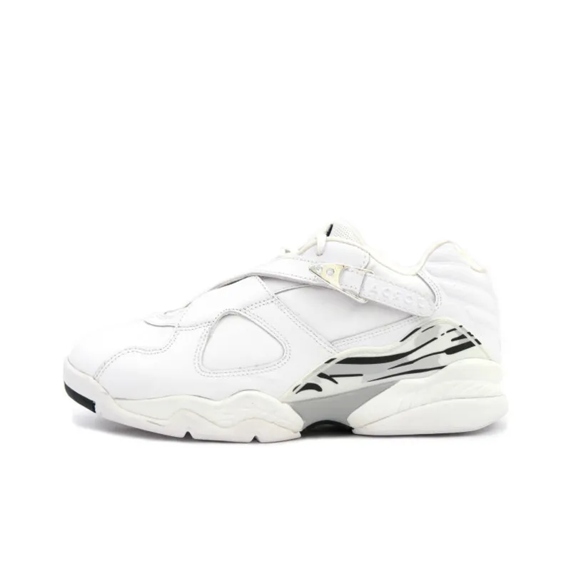 Jordan 8 Retro Low White Metallic Silver-0
