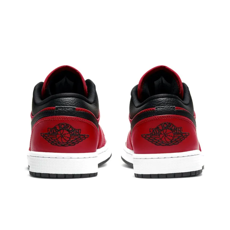 JORDAN 1 Low Reverse Bred Pebbled Swoosh-4