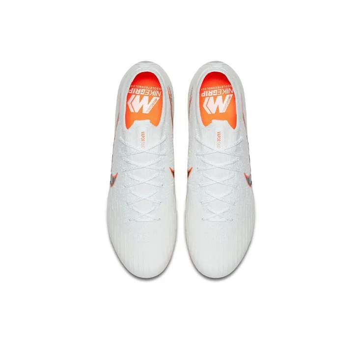 Nike Mercurial Vapor 12 Elite Fg 'White Grey Orange'-3