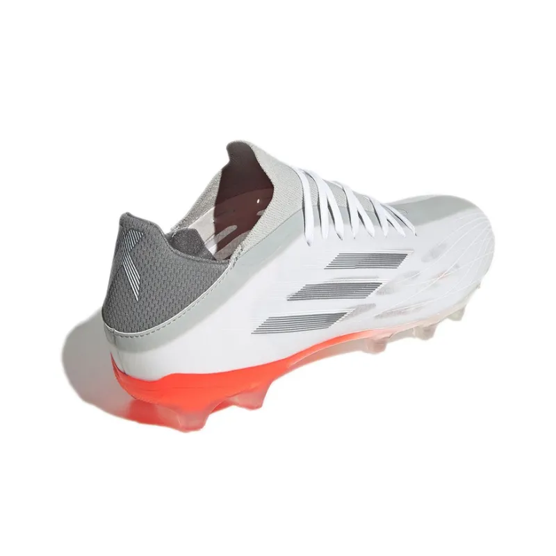 Adidas X Speedflow AG Short Rubber Studs HG Short Rubber Studs Anti-Slip Wear-Resistant Soccer Shoes Men's White Gray-3
