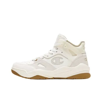 Champion Retro Sports Collection Champ Hoop Mid Mid-Top Vintage Basketball Shoes Men's White Yellow