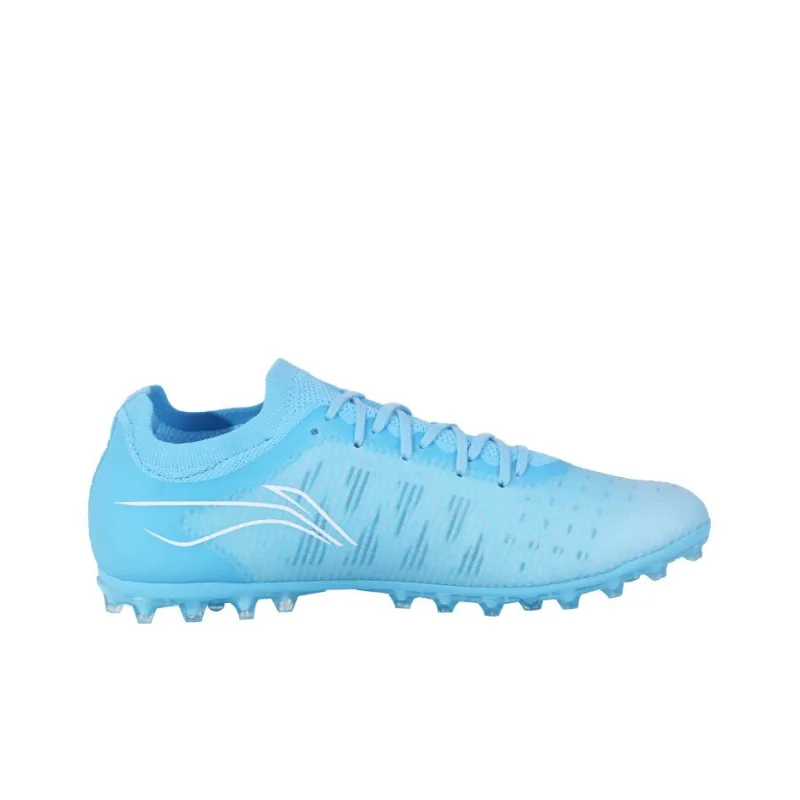 LiNing Shadows HG Rubber Short Studs Cushioning, Slip Resistant, Abrasion Resistant, Rebound Soccer Shoes Men's Blue-1