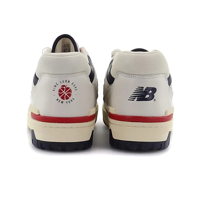 New Balance X Aimé Leon Dore 550 'White/Navy/Red' Sneakers-4