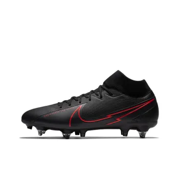 Nike Mercurial Superfly 7 Academy SG PRO Anti Clog Traction 'Black Red'