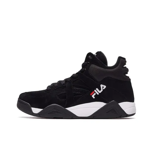 FILA Cage Vintage Basketball Shoes Men Mid-Top Black