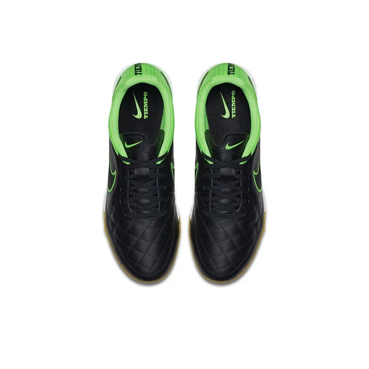 Nike Tiempo Genio Leather Ic 'Black Green'-2