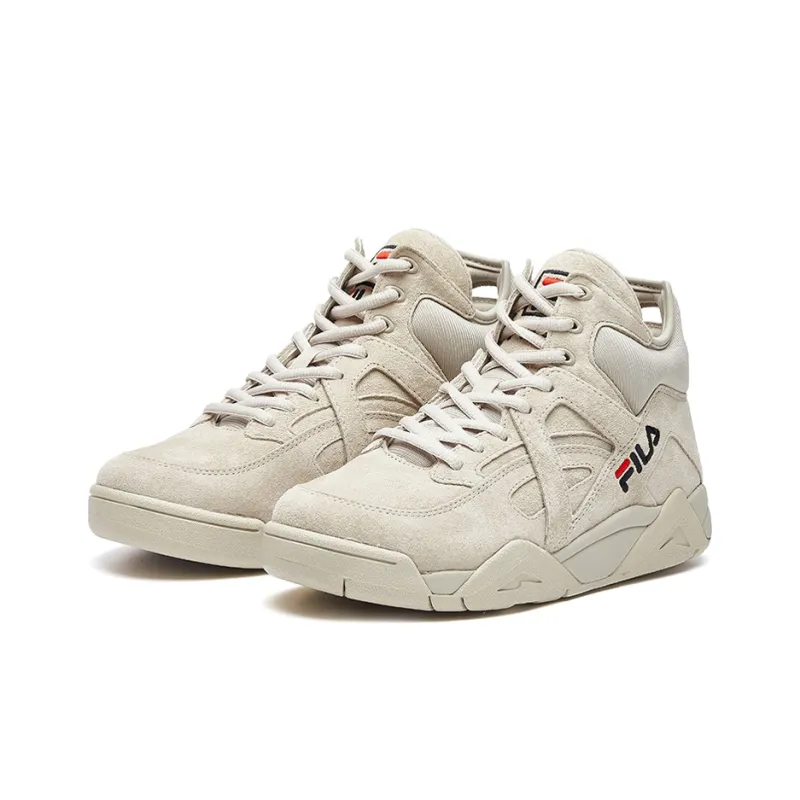 FILA Cage Cushioning, Slip Resistant, Breathable Coverage High Top Vintage Basketball Shoes Women's Oat-2