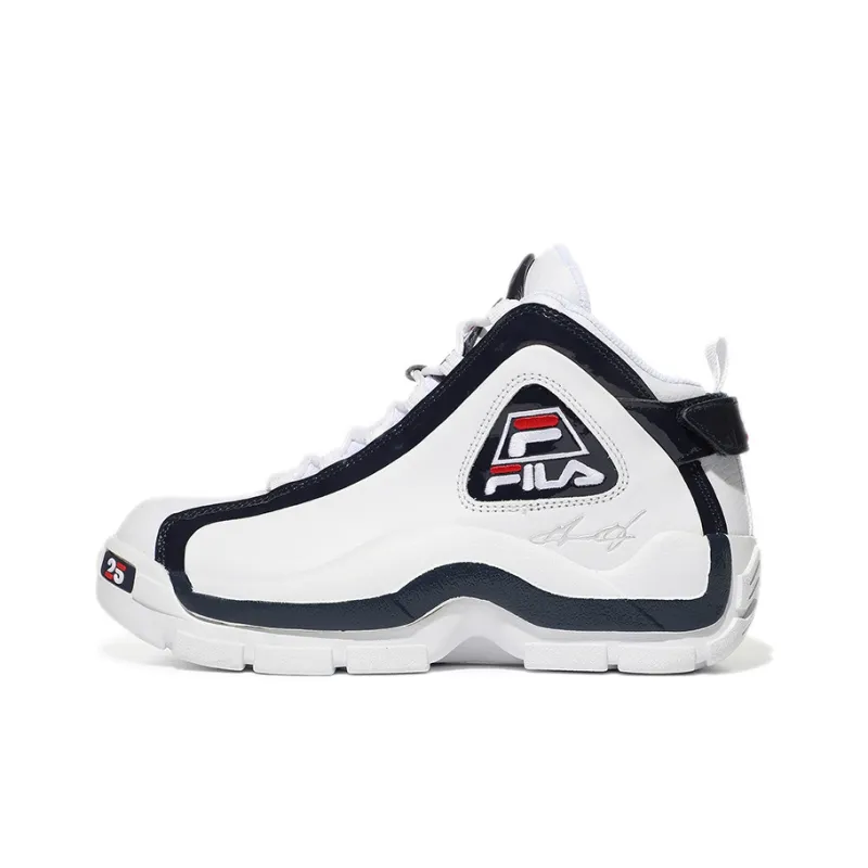 FILA Unisex High Top White/Blue-0