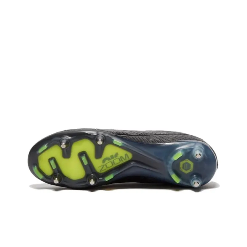 Nike Zoom Mercurial Vapor 15 Elite SG Pro Anti Clog Traction Black White Volt-4