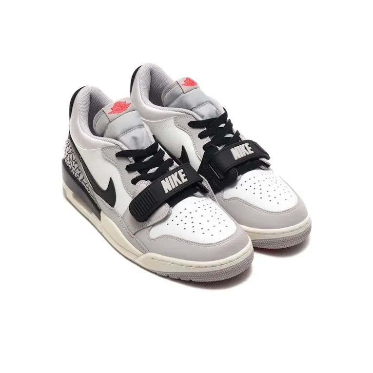 Jordan Legacy 312 Low Tech Grey Fire Red Black-1