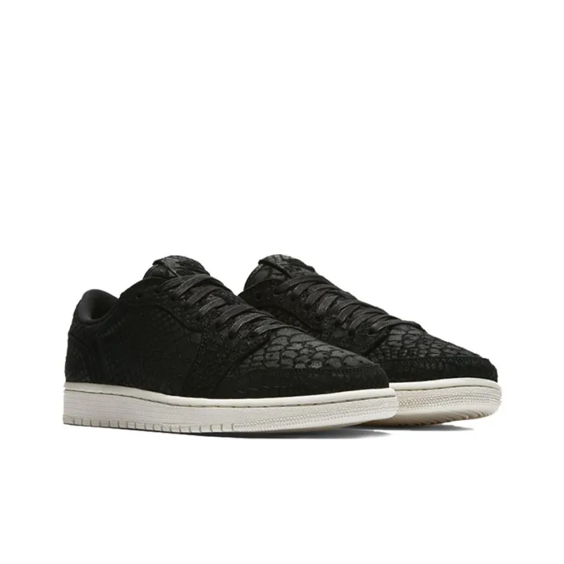 Jordan 1 Retro Low NS Black Python Women's-2