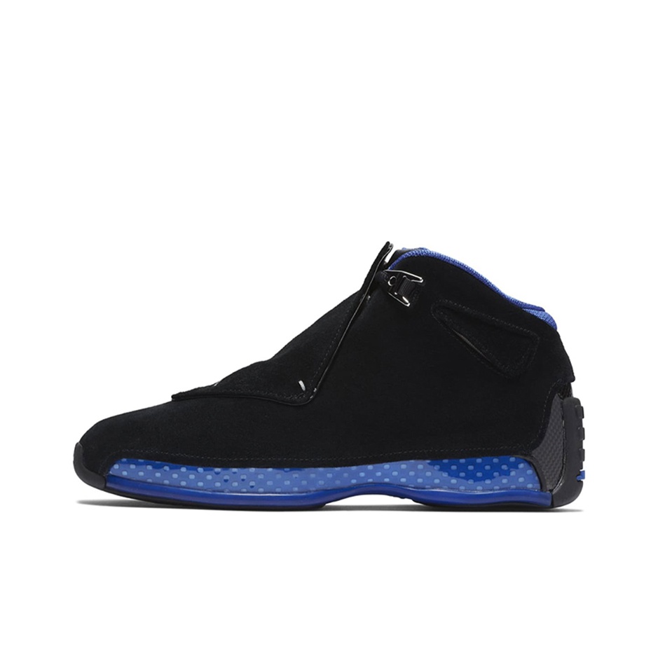 bebcdrshop trends air jordan 18 og black sport royal POIZON