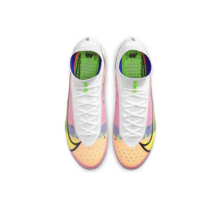 Nike Mercurial Superfly 8 Fg White Multicolor-3